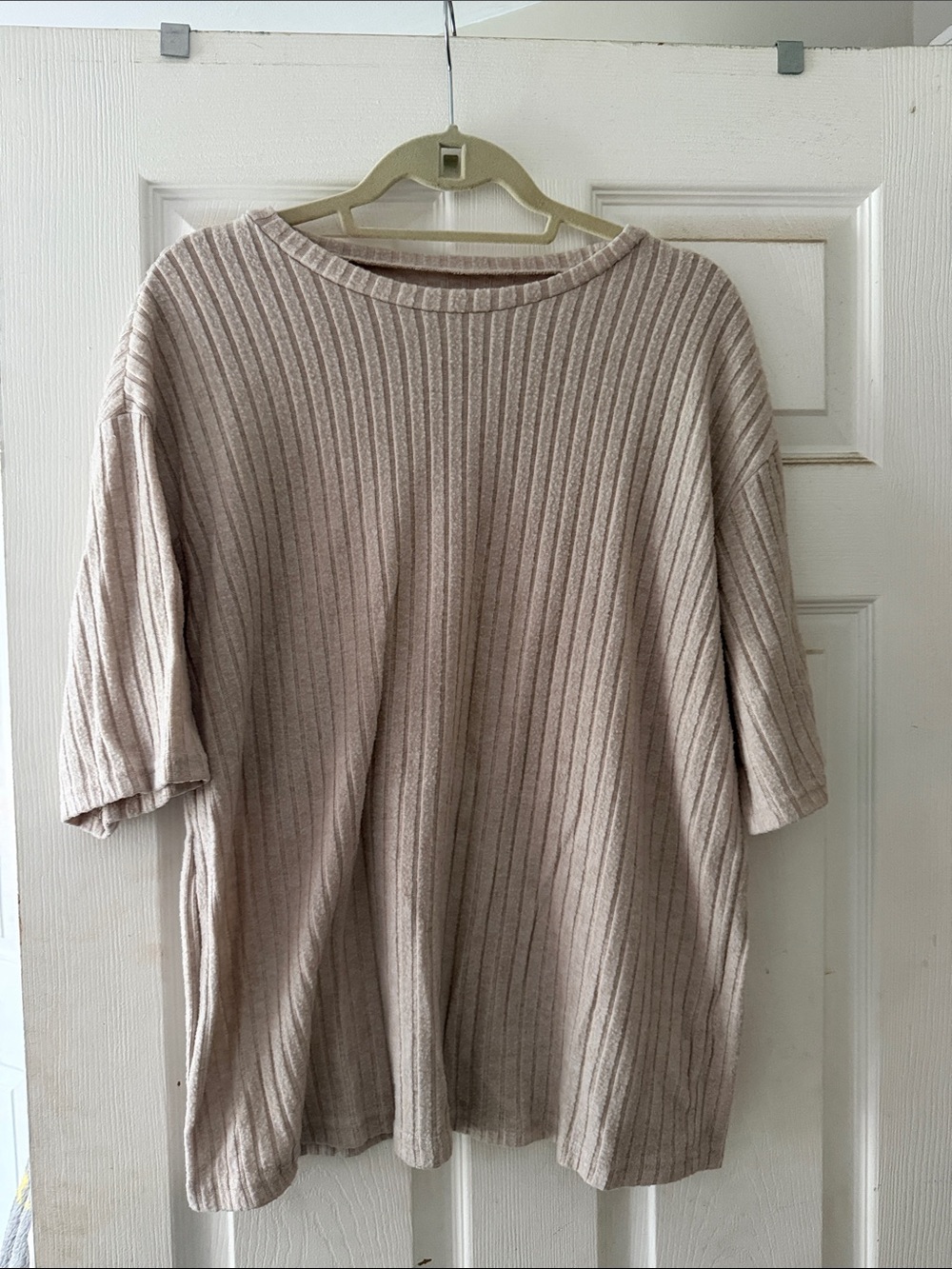 Neutral Ribbed Knit Set